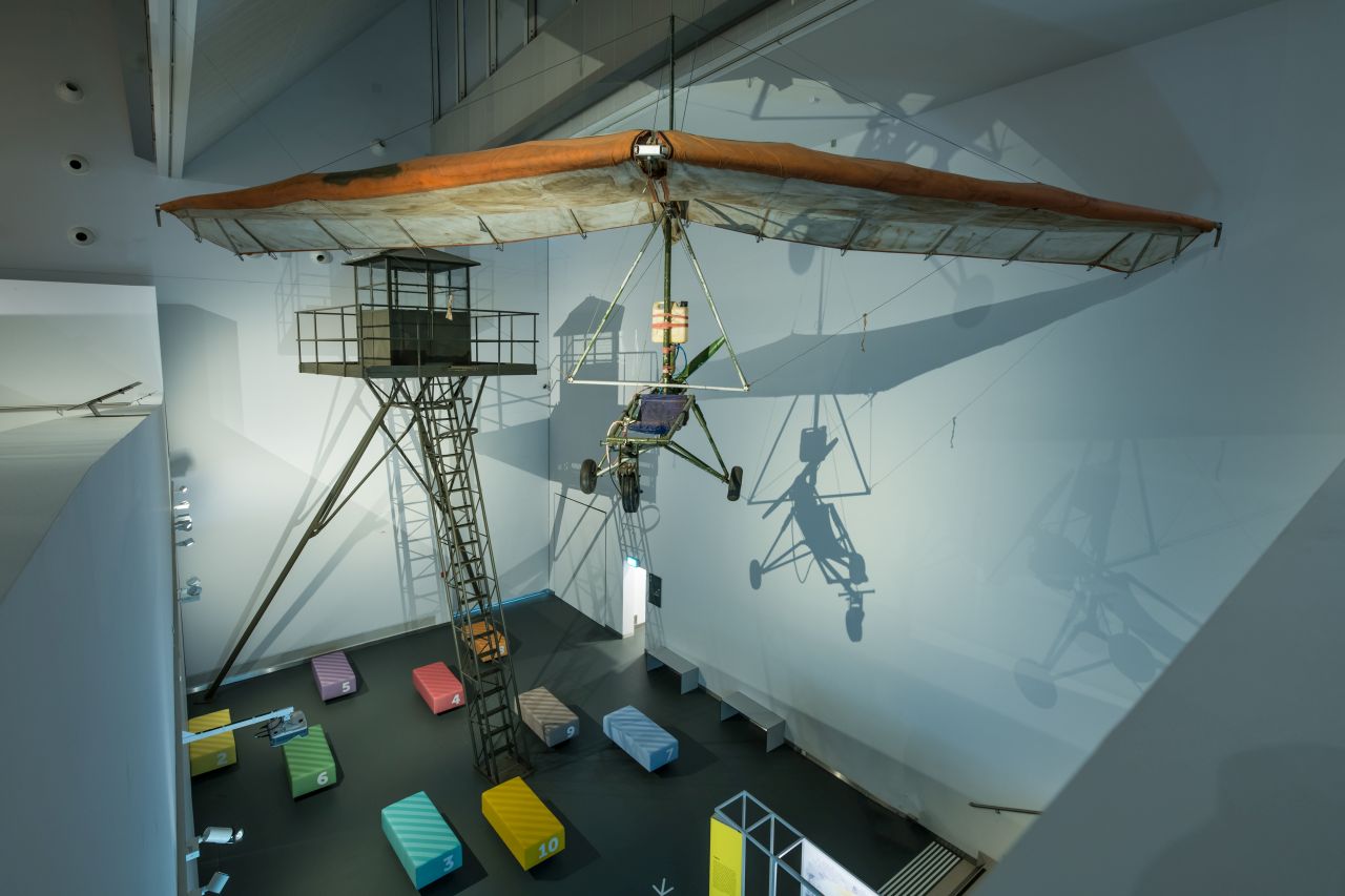 Fluchtflieger und Wachturm Eiserner Vorhang im Haus der Geschichte